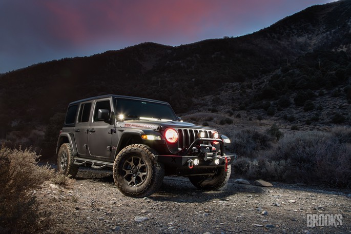 Jeep night sky